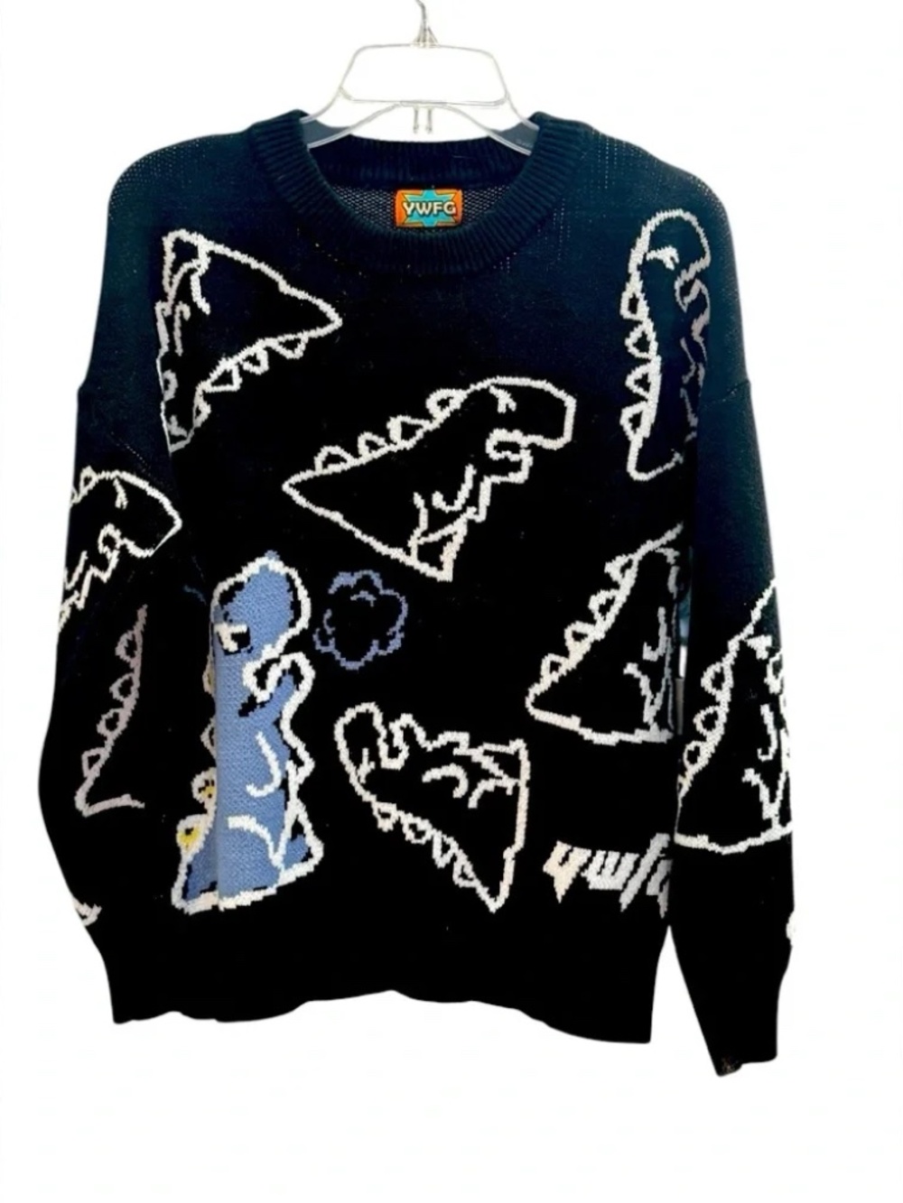 YWFG Knit Dinosaur Sweater